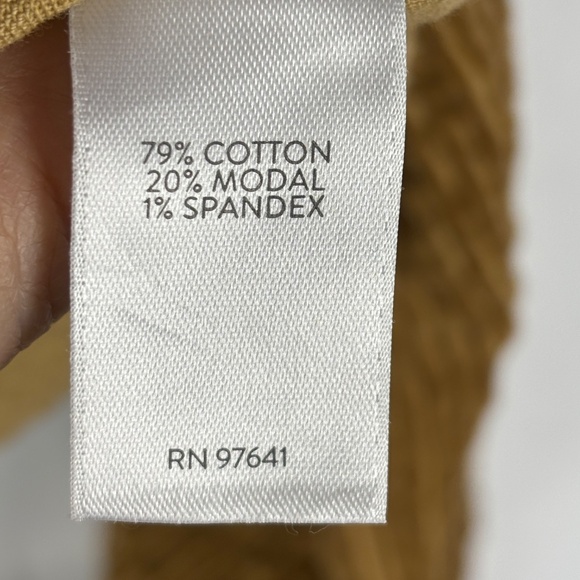 J. Jill Womens Corduroy Shirt Shacket Jacket Sz M Tan Lightweight Cropped Grunge - Picture 6 of 11